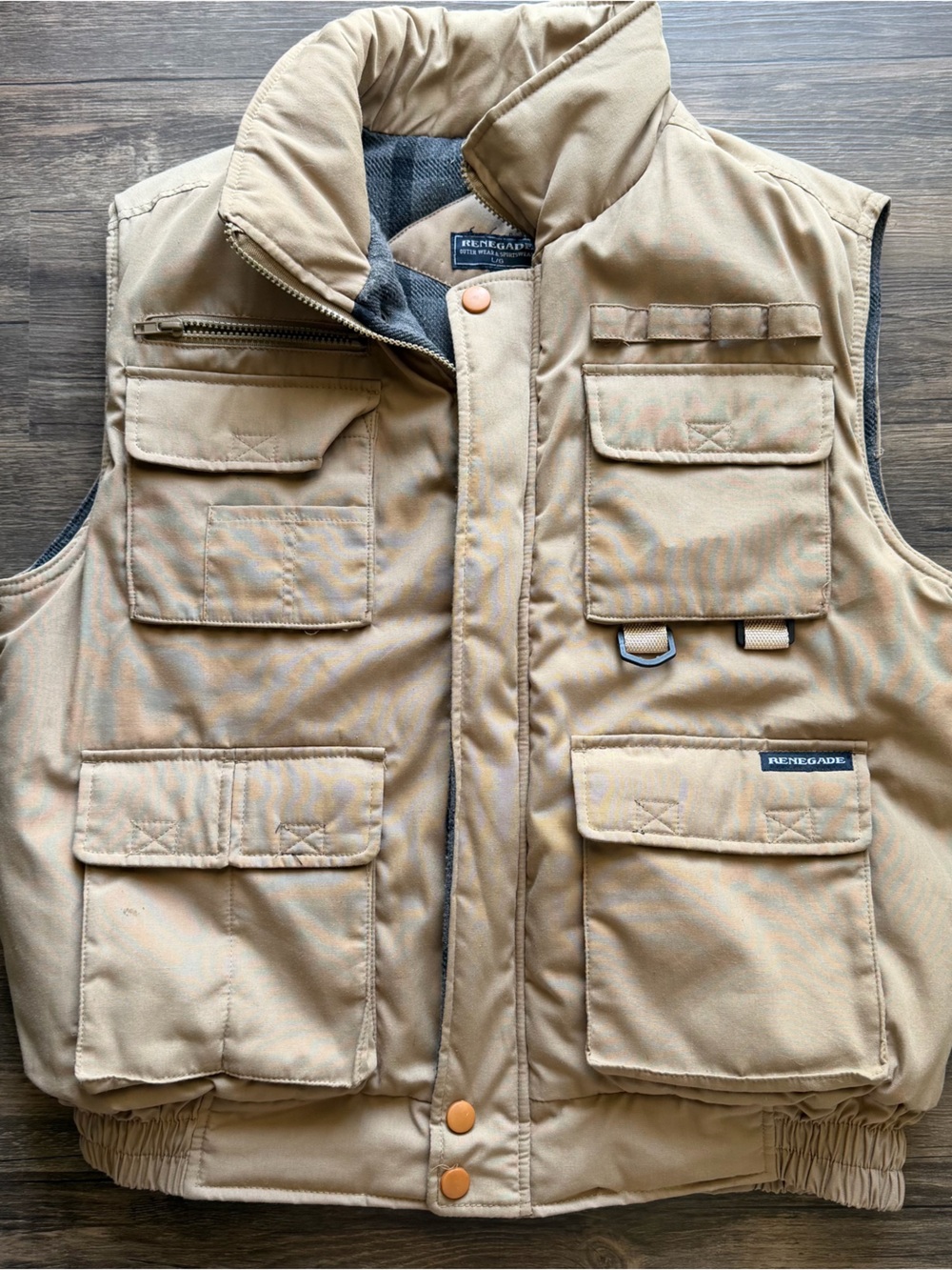 Renegade Men's Tan Hunting Vest